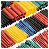 熱収縮チューブ，SODIAL(R)260ｘ熱収縮詰め合わせワイヤーラップ電気絶縁スリーブチューブ