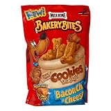 Milk-Bone Bakery Bites Bacon Chips 'N Cheese Cookies for Dogs, 14-Ounce Bags (Pack of 10)