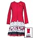 Girls Fall Clothes RED Dress Cardigan Set RARE EDITIONS Girl 7-14