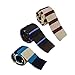 b.m.c BMC Mens Knitted Square Flat End Fashion Neck Ties Adjustable Bowties Collection
