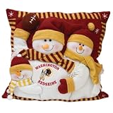 Review SC Sports  / Washington Redskins Christmas Snowman Family Pillow