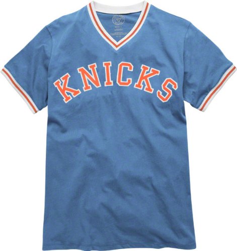 NBA Men's New York Knicks Pre-Game Tee (Royal, Large)