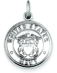 Sterling Silver Navy Medal