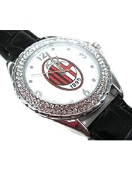 "SUS002" @ AC Milan wristwatch Diamond Crystal inlay Watch NEW