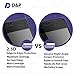 D&P [Anti-Fingerprint] [Matte Finish] [Case Friendly] 9H Tempered Glass Screen Protector + [Full] Back film for Apple iPhone 7/iPhone 8, Anti-Glare/Smooth Touch Screen Cover (Game Player?Choice)