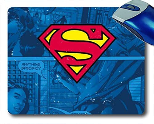 Mouse pad Super Man logo gaming mouse pad and HD Print custom mouse pads 9*7.5 inch