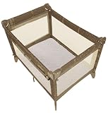 Kushies Certified Organic Play Pen Fitted Sheet, Mocha