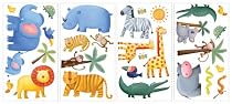 RoomMates RMK1136SCS Jungle Adventure Peel & Stick Wall Decals
From RoomMates
