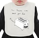 Toasters Can Smell Your Fear ネクタイを有する有機ビブ Medium
