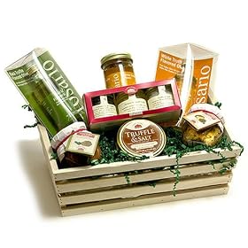 Ultimate Truffle Italian Gourmet Basket: Black and White Truffle Olive Oils, Truffle Salt,... by Casina Rossa