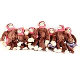 Me & My Homies Officially Licensed Helmeted Super Fly Monkey 7-Pack - Pink