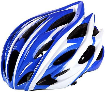 IM Boy safety cycling helmet with light weight blue+white