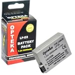 Opteka LP-E8 2000mAh Ultra High Capacity Li-ion Battery Pack for Canon Digital Rebel T2i Digital SLR Camera