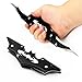 Icetek Sports Batman Dual Blade Knife, Black, 11.5