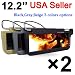 Brand DW-S1220GP GRAY 2 X 12.2 Sunvisor LCD Color High Resolution Monitors with Remote Control (Left and Right)------- PAIR