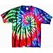 Tie Dye Mania Extreme Rainbow Swirl Tie-Dye Short Sleeve T