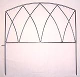 Tall Cathedral Decorative Steel Garden fence / Fencing / Edging - 4 Pieces - 6 Feet Total Length