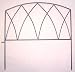 Tall Cathedral Decorative Steel Garden fence / Fencing / Edging - 4 Pieces - 6 Feet Total Length