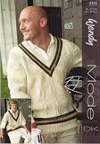 Men's Cricket Sweater and Cricket Slipover Knitting Pattern: To fit chest 34