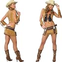 Roma Bikini 4 Piece Cowgirl Sheriff Costume