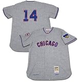 Chicago Cubs Authentic 1968 Ernie Banks Road Jersey by Mitchell & Ness