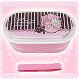 2段 ランチボックス 【お弁当箱】 ストライプ 【桐谷美玲コラボ】 リトルツインスターズ(キキララ) ランチ用品 【ORLT】