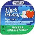 Hormel Drink Thick & Easy Apple Juice (Nectar Consistency), 4-Ounce Portion Control Cups (Pack of 24)