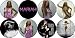 Set of 8 MARIAH CAREY Pinback Buttons 1.25