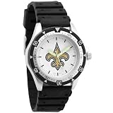 New Orleans Saints Wrist Watch : New Orleans Saints Men’s Black Option Wrist Watch