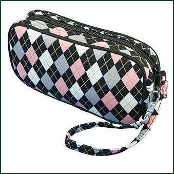 Glove It アクセサリーバック Pink Grey Argyle(ﾋﾟﾝｸｸﾞﾚｰｱｰｶﾞｲﾙ)
