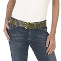 Mossimo GREEN BELT S EMBSD NATRL PATTRN