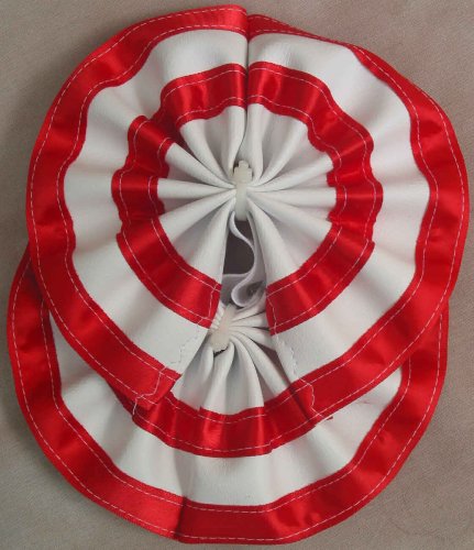Childrens Toyshop  Sporting Goods : Draft Horse Decoration Tail Bow - Red & White