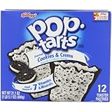 Pop-Tarts, Frosted Cookies & Cream, 12-Count Tarts (Pack of 6), 21.1oz