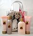 Victoria's Secret Garden Strawberries and Champagne Lotion Body Care SET and Limited Edition Supermodel Tote Bag - 5 Pcs Gift SET