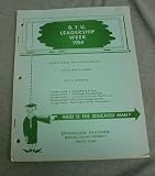  : B. Y. U. LEADERSHIP WEEK 1954 Josehp Smith the Extraordinary - a Series of Five Lectures