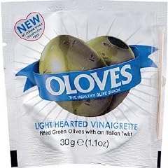 Brand Stand Oloves Light Hearted Vinaigrette (30gr) Gew�rzte gr�ne Oliven ohne Kern