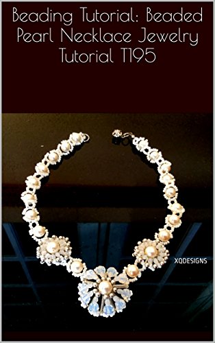 Beading Tutorial: Beaded Pearl Necklace Jewelry Tutorial T195