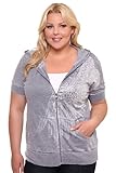 Torrid Plus Size Grey Foil Wing Zip Hoodie Jacket