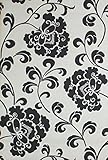 輸入壁紙 イギリス製 品番:AT10015 リーガル サイズ:52cm×10m 柄リピート：72cm カラー:ブラック