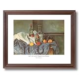 Paul Cezanne French Peppermint Bottle Fruit Contemporary Home Decor Wall Picture Cherry Framed Art Print