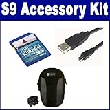 Nikon Coolpix S9 Digital Camera Accessory Kit includes: KSD2GB Memory Card, ....