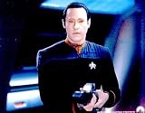 Brent Spiner autographed 8x10 Star Trek Next Generation Commander Data photo