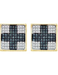 1.00CTW DIAMOND MICRO PAVE EARRING