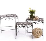 BEISTELLTISCH BLUMENTISCH AVIS GUSSEISEN 55 X 38 CM