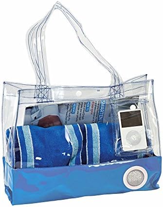 Outdoor Tote Bag with Speaker (blue)