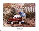 Puppy Love Subject Art Poster Print by Donald Zolan, 28x22