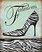 Zebra Shoe Art Poster Print by Todd Williams, 11x14