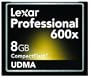 Lexar Media Professional LCF8GBCRBNA600 8 GB CompactFlash (CF) Card