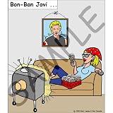 : Londons Times Famous People Places Books Cartoons - Bon Bon Jovi - Coffee Gift Baskets - Coffee Gift Basket