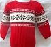 Baby Boy 18 Months, Red Sweater, Hoilday Snow Flake Baby Boy 18 Months, Red Sweater, Hoilday Snow Flake